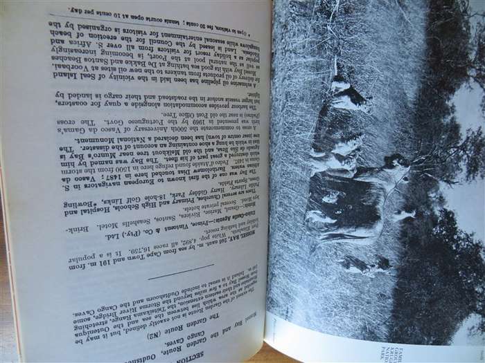 1971 - The Castle Union Line - Vintage Guide to South Africa + AA Route Map