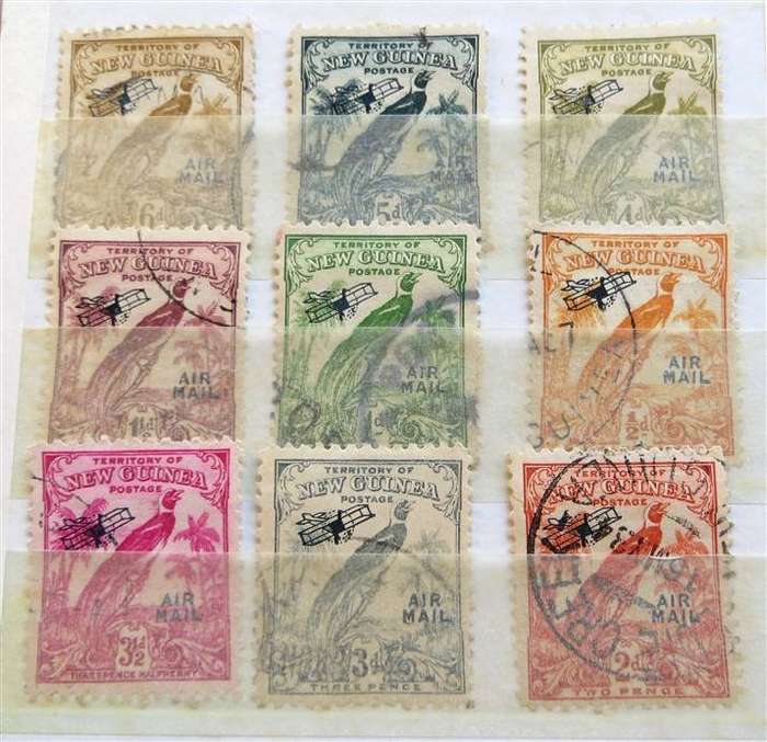Territory of New Guinea Postage Stamps Lot