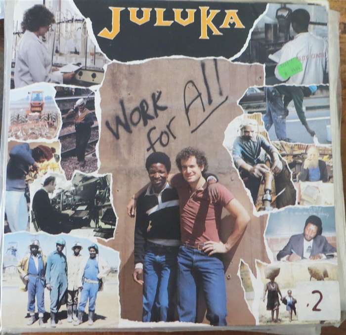Juluka - Work for All - Johnny Clegg Vintage Vinyl LP