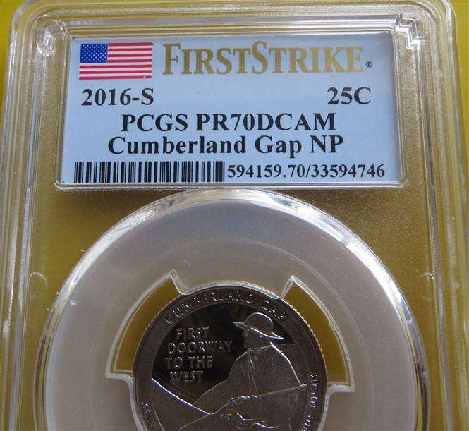 US 2016(S) 25C PCGS First Strike PR70DCAM