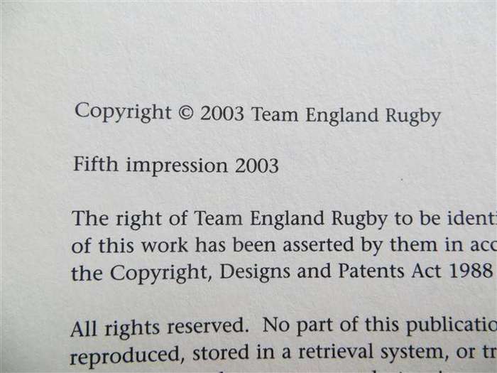 World Cup Rugby 2003 - Team England Triumph - Official account