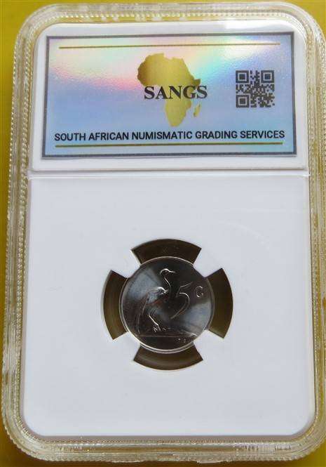 1965 RSA Proof 5c Coin SANGS PF64