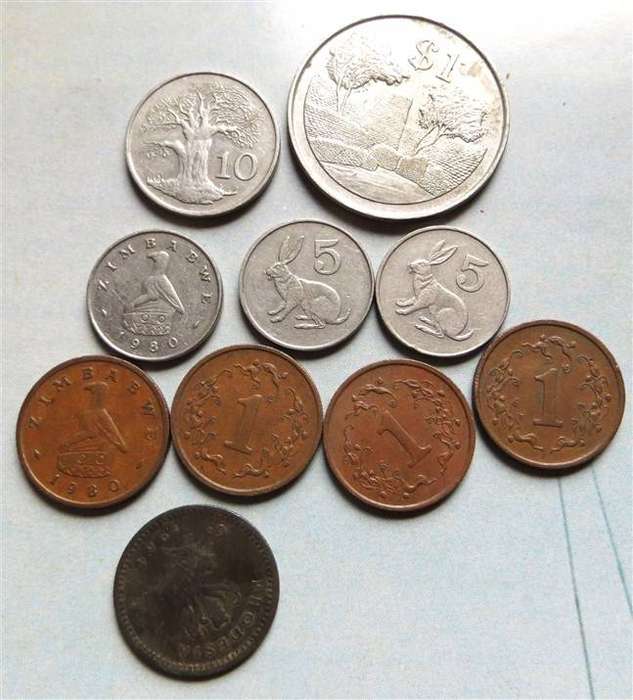 10 x Zimbabwe Coin Lot