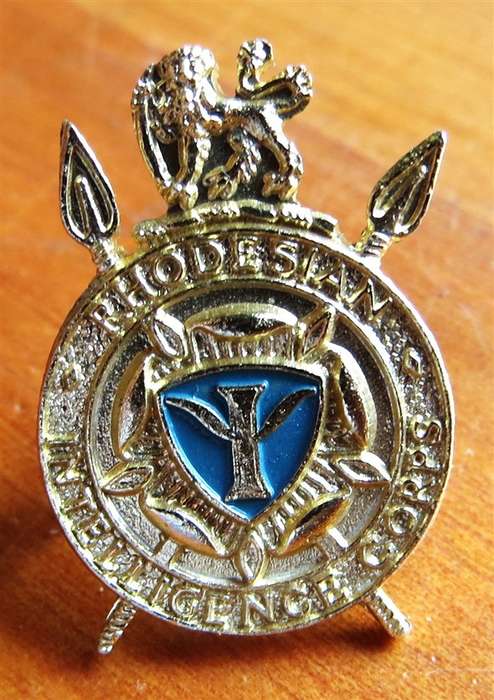 Small Rhodesia Intelligence Corps Badge