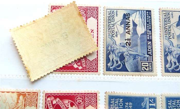 2 x Aden Overprint UPU Mint Stamps Sets