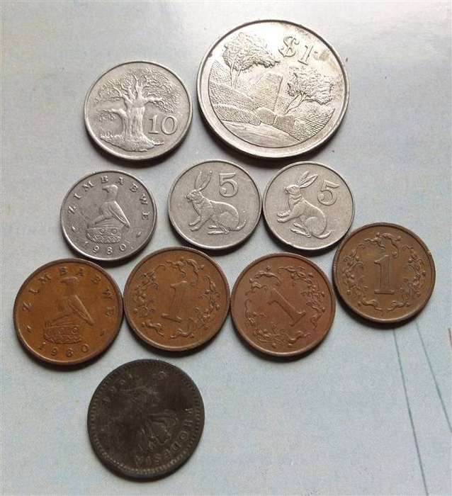 10 x Zimbabwe Coin Lot