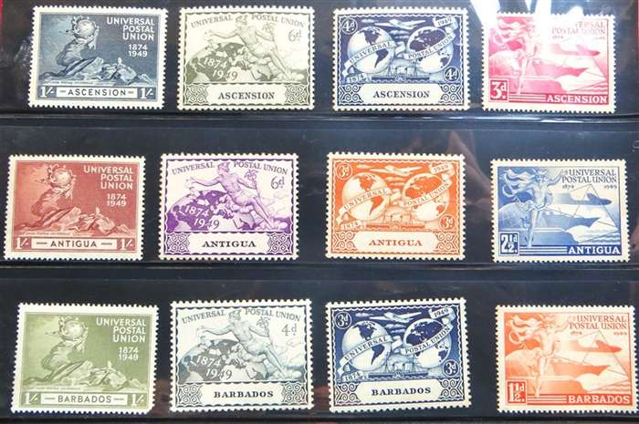 3 x Caribbean UPU Mint Stamps Sets