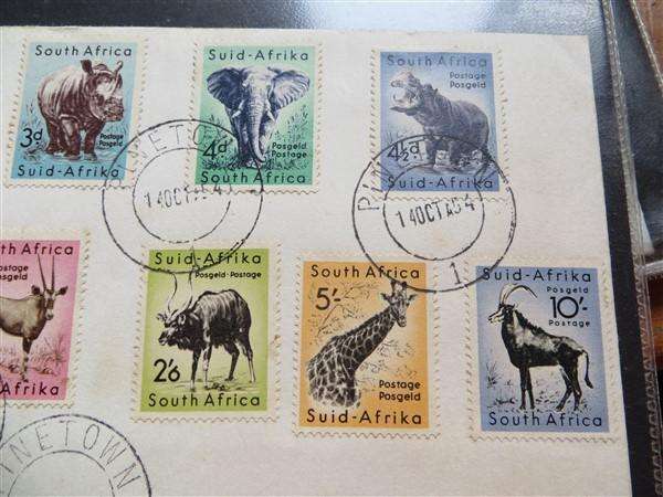 1954 SA Union Definitive Set on FDC