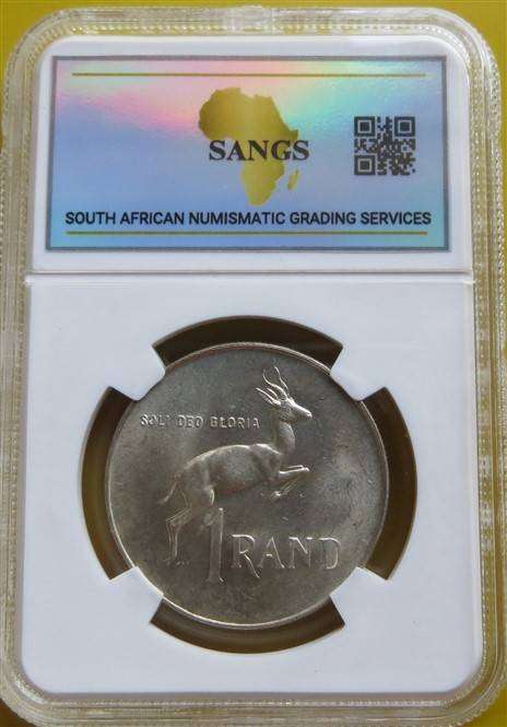 1966 RSA Silver R1 SANGS MS63 - English