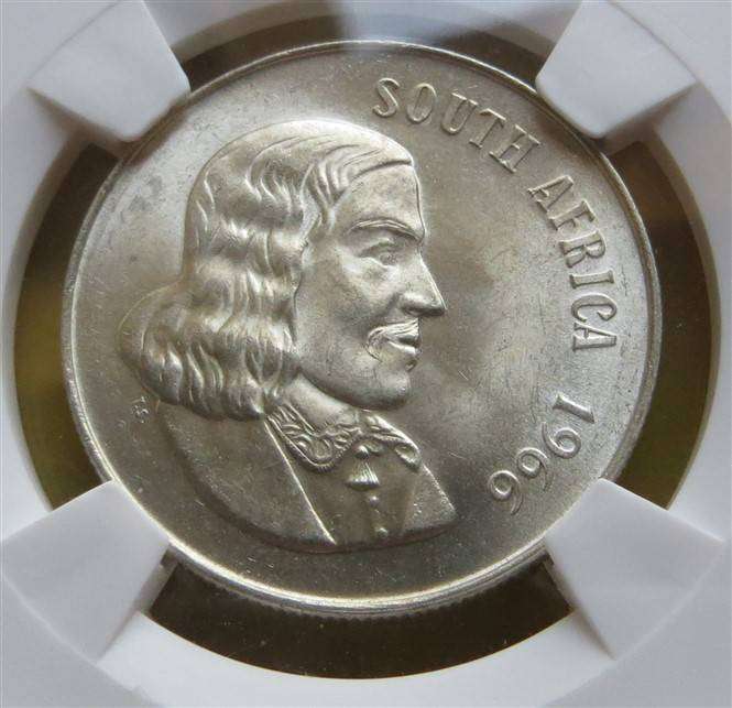 1966 RSA Silver R1 SANGS MS63 - English
