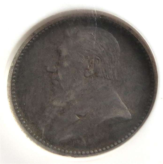 1892 ZAR 3d Tiekie Silver NGC VF30 Graded