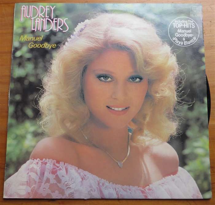 Audrey Landers - Manuel Goodbye  - Vintage Vinyl LP - VG