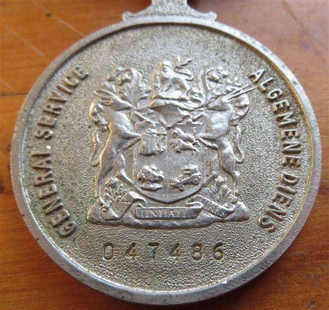 SADF General Service Medal #047486