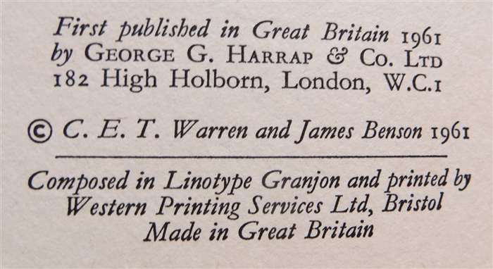 Will Not We Fear - Story of HMS Submarine "Seal" - C.E.T Warren & J.Benson (1961)