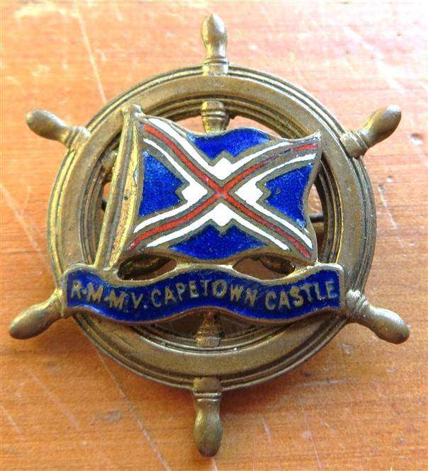 Cape Town Union Castle Badge