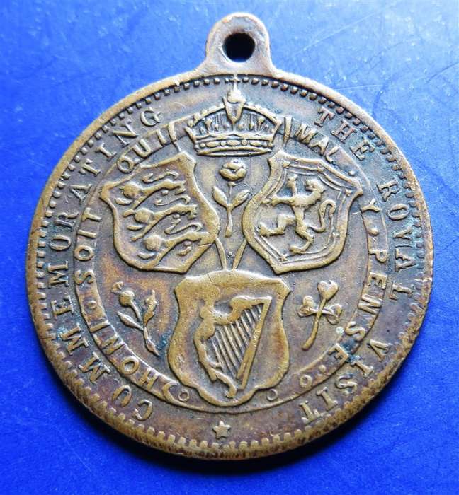King George V & Queen Mary Royal Visit Pendant