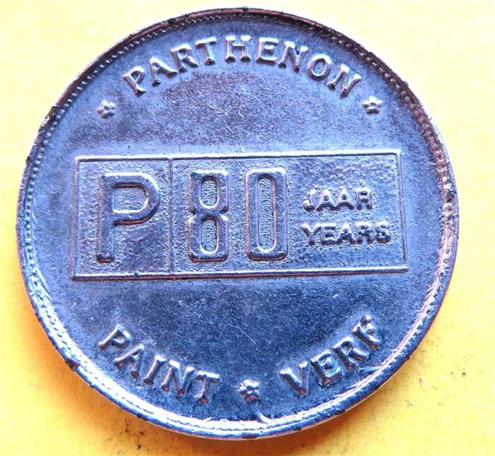 Parthenon 80 Years Tossing Coin - Paint Products