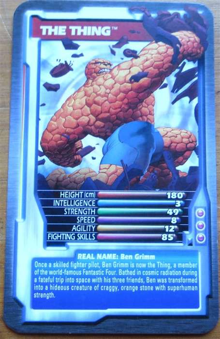 22 x Marvel Top Trumps Power Card Trading / Trump Cards