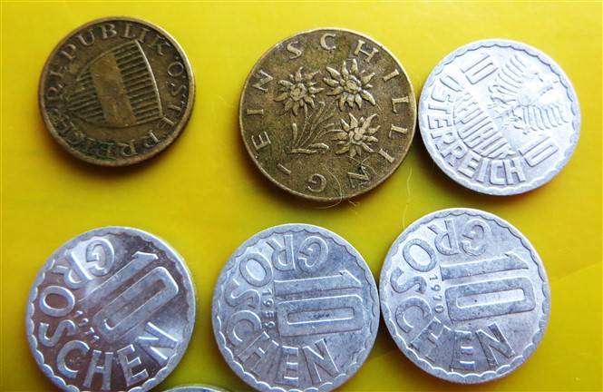 7 x Austria Coin Lot