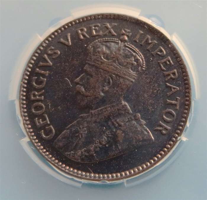 1928 SA Union 1/4d NGC MS62BN Graded