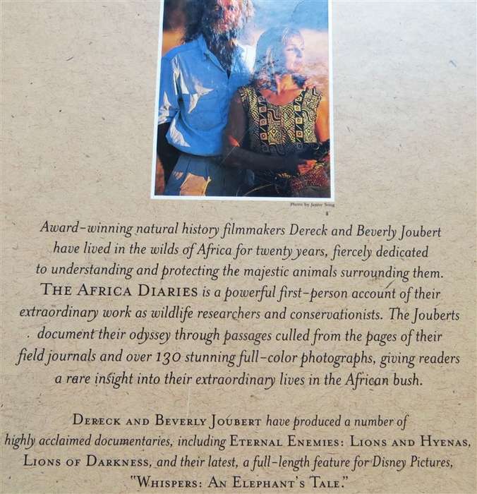 The Africa Diaries - Derek & Beverley Joubert - Illustrated Memoir