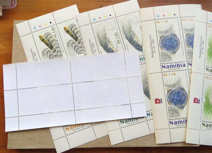 Namibia Set of 5 in Control Blocks of 4 - 1 Bid for All