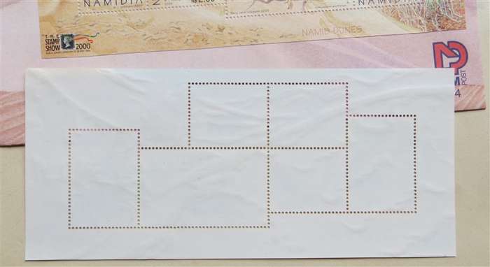 The Namib Dunes  Cover & Minisheet