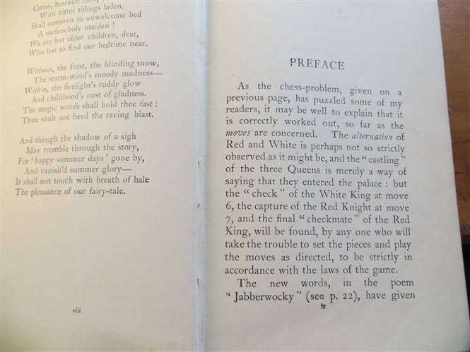 1924 Alice in Wonderland - Through the Looking Glass & What Alice found there - Lewis Carroll