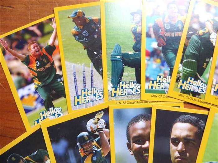 15 x 2001 ICC Cricket World Cup Player Cards