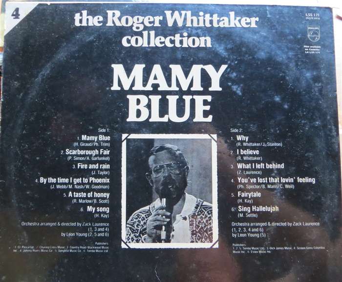 Roger Whittaker Collection -  Vinyl VG / Cover VG