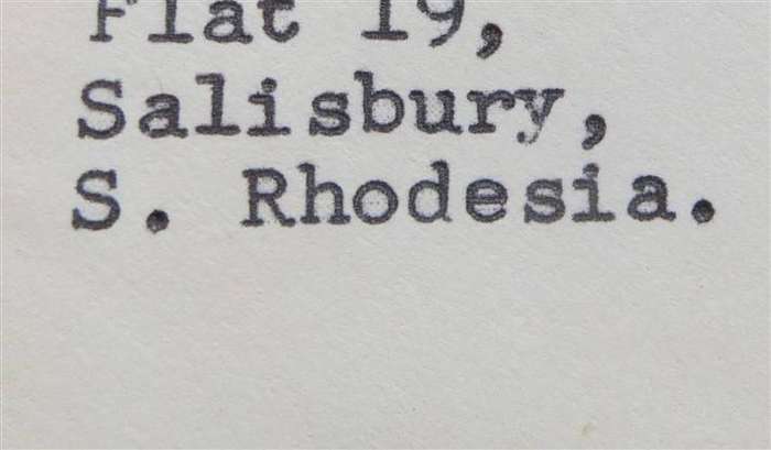 4 x USA Covers - addressed to Southern Rhodesia