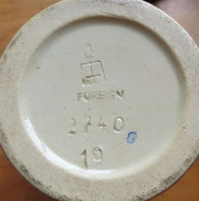German Stein - Stamped "Foreign" with Numbers