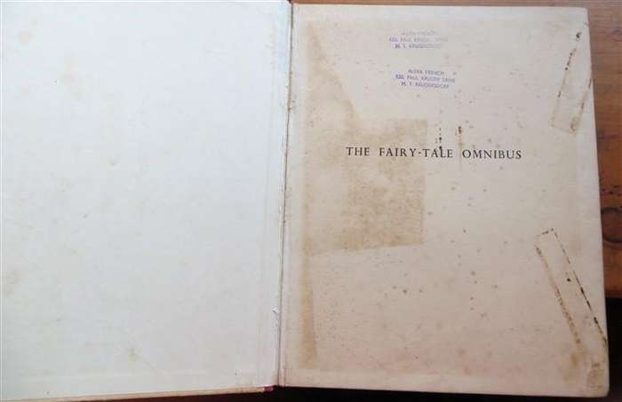The Fairy Tale Omnibus - Illustrated Doreen Baxter 1953 1st Edition