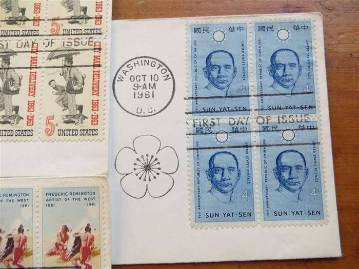 5 x USA Covers - addressed to Southern Rhodesia