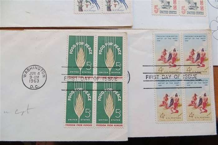5 x USA Covers - addressed to Southern Rhodesia