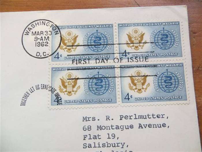 4 x USA Covers - addressed to Southern Rhodesia