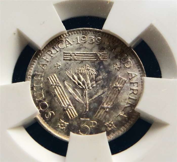 1939 3d Silver SANGS MS61 Graded