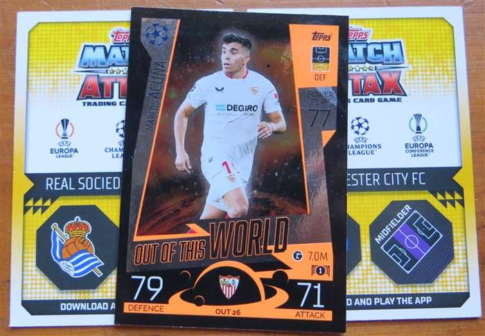 9 x Trading Card Assortment Lot Match Attax/Ben 10/Dinosaurs - 1 Bid
