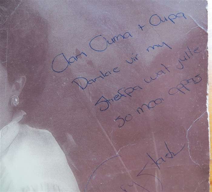 Crystal - Down To Earth - Signed with family message - Vintage Vinyl LP - VG
