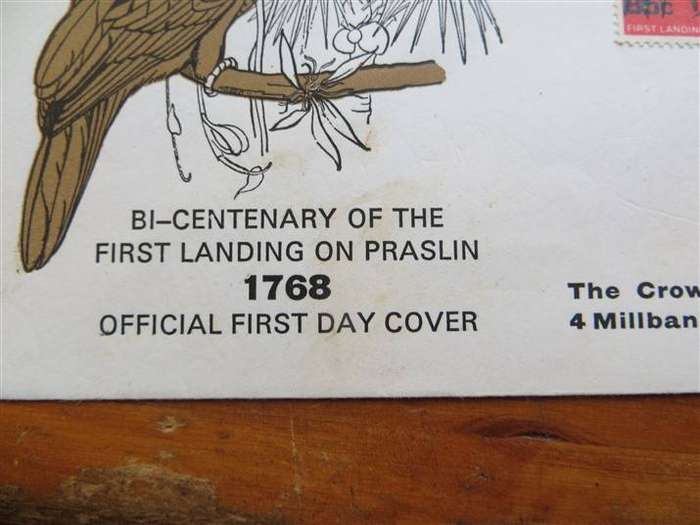GB Seychelles Bi-Centenary Crown Agents FDC