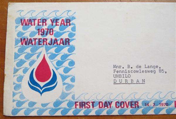 2 x 1970 RSA Covers Water FDC  - 1 Bid for both