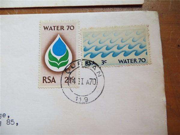 2 x 1970 RSA Covers Water FDC  - 1 Bid for both