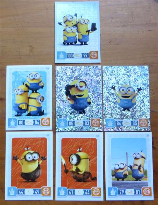51 x Minion Trading Card Lot - 1 Bid for All