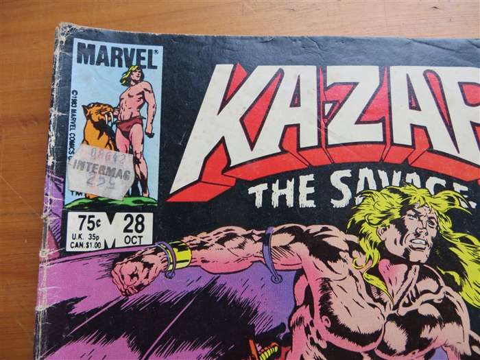 2 x Comics - Marvel Kazar the Savage & Quality Sam Slade Robo Hunter