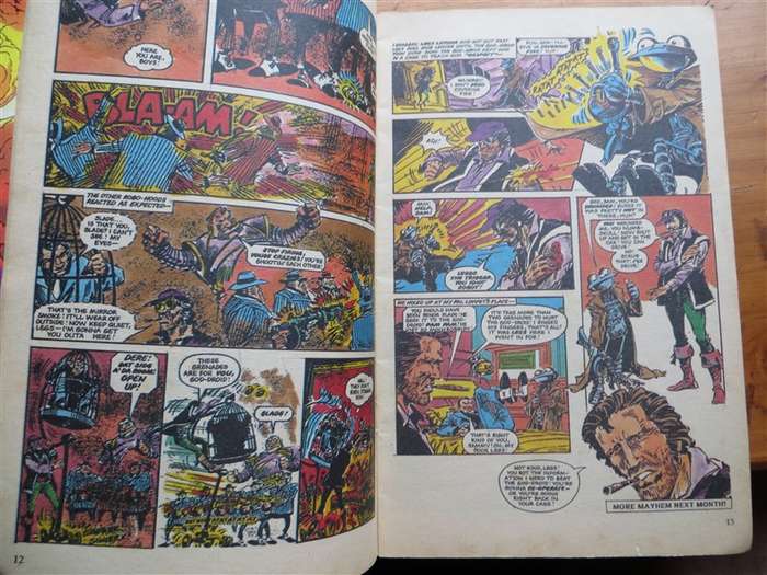 2 x Comics - Marvel Kazar the Savage & Quality Sam Slade Robo Hunter