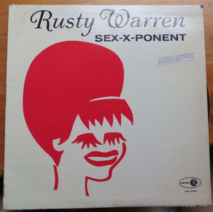 Rusty Warren - Sex-X-ponent - Vintage Vinyl LP - VG