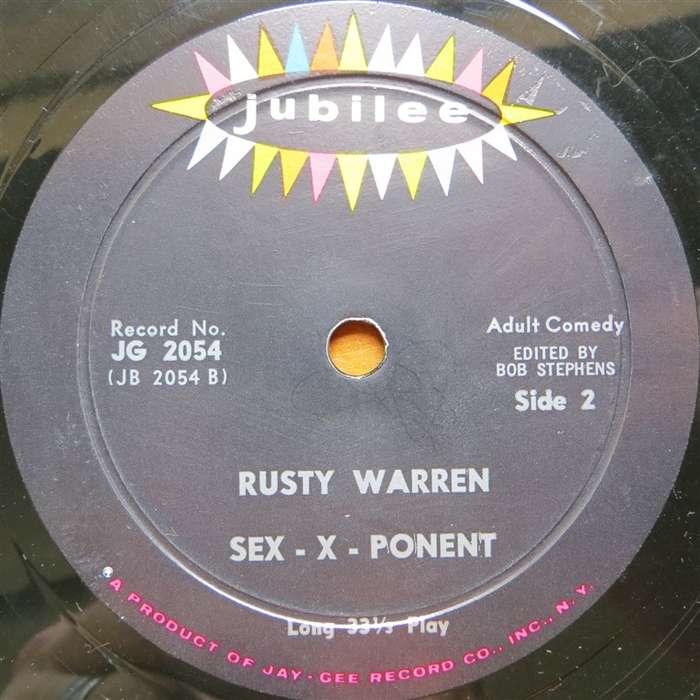 Rusty Warren - Sex-X-ponent - Vintage Vinyl LP - VG