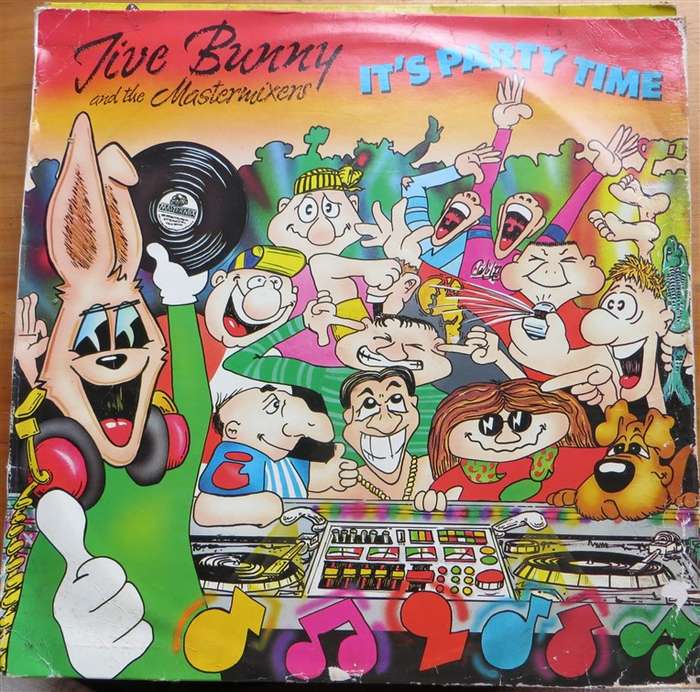 Jive Bunny & the mastermixers - It's a Party  - Vintage Vinyl LP - VG