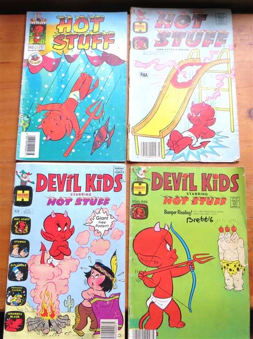 4 x Vintage Hotstuff Comics Lot - 1 Bid for All