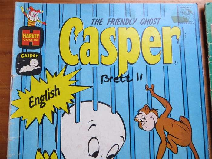 3 x Vintage Casper Comics Lot - 1 Bid for All